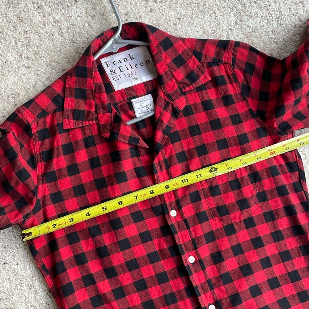 FRANK & EILEEN Barry Fit Red & Black Buffalo Plaid Shirt - Picture 12 of 16
